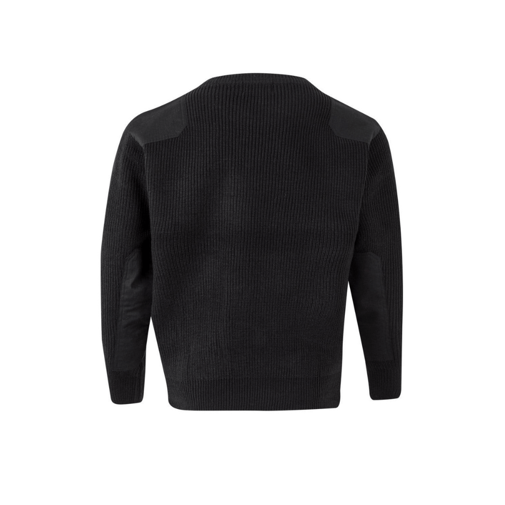 Jersey de punto grueso cuello redondo Velilla 100