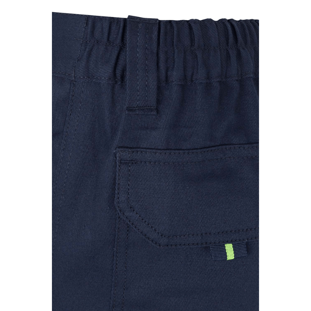 Calças 100% algodão bicolor multibolsos Velilla 303007