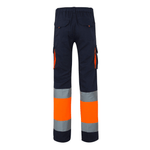Calças 100% algodão bicolor multibolsos Velilla 303007