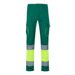Calças 100% algodão bicolor multibolsos Velilla 303007