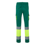 Calças 100% algodão bicolor multibolsos Velilla 303007