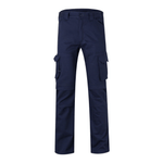 Calças de algodão stretch multibolsos Velilla 103012S
