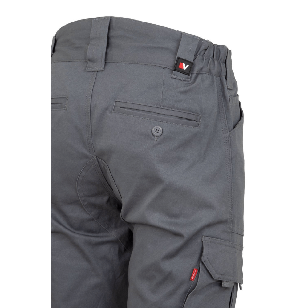 Calças de algodão stretch multibolsos Velilla 103012S