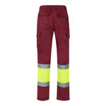 Calças bicolores forradas multibolsos Velilla 156