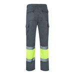 Calças bicolores forradas multibolsos Velilla 156