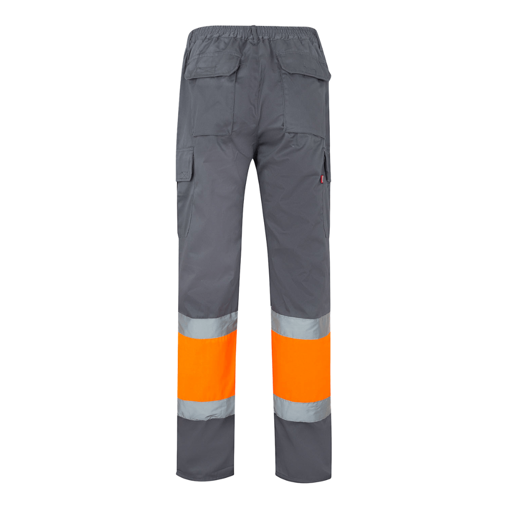 Calças bicolores forradas multibolsos Velilla 156