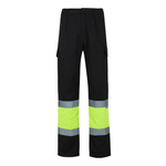 Calças bicolores forradas multibolsos Velilla 156