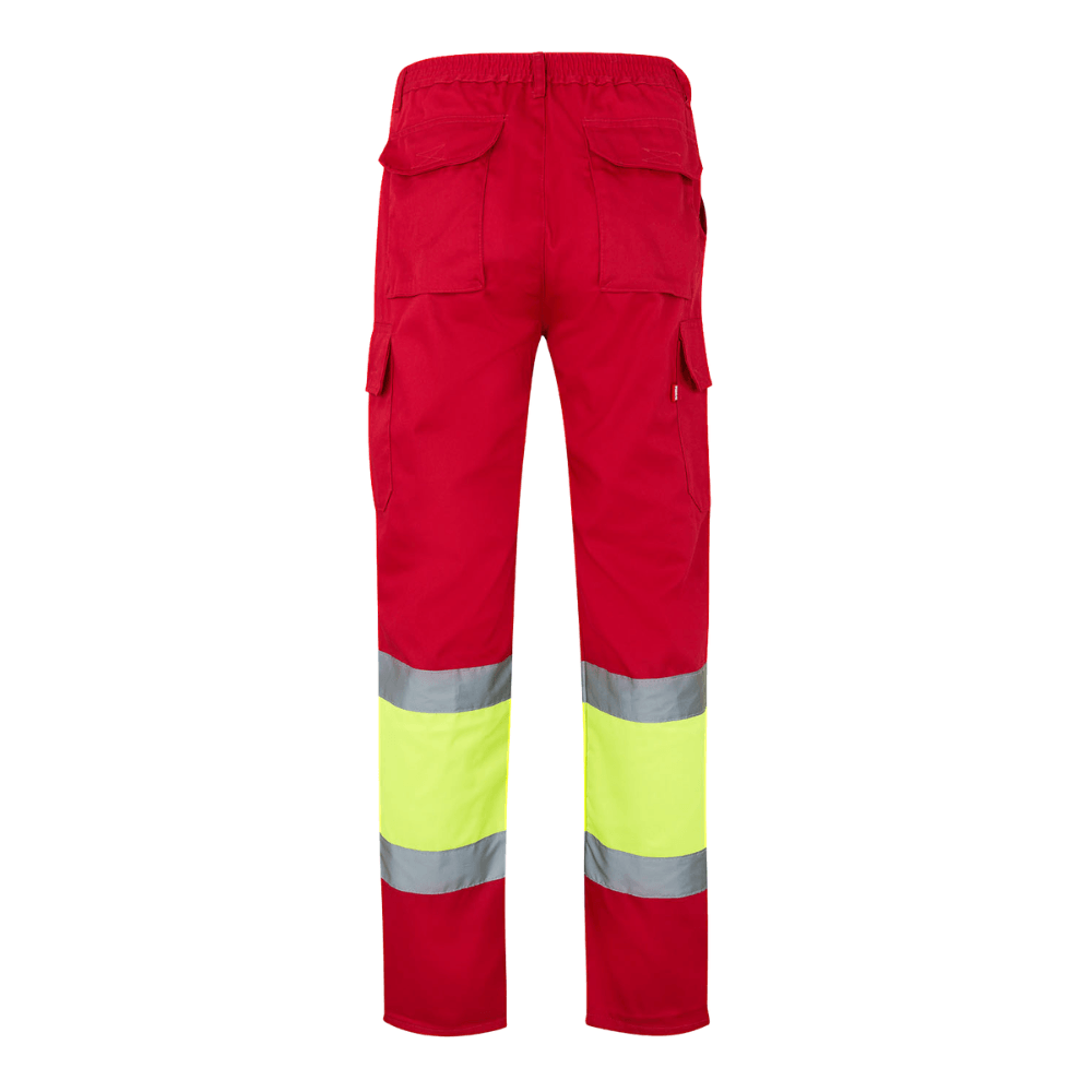Calças bicolores forradas multibolsos Velilla 156