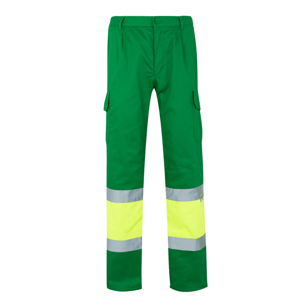 Calças bicolores forradas multibolsos Velilla 156
