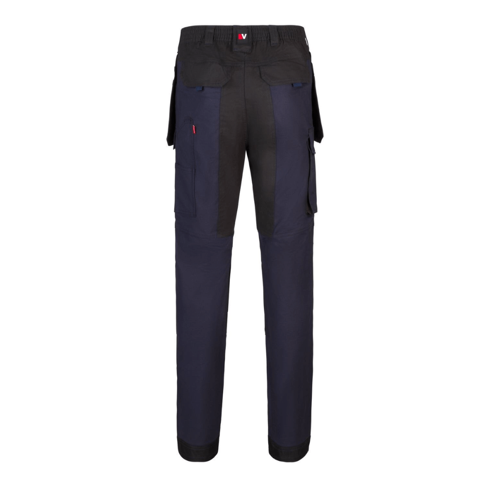 Calças de tela elásticas com bolsos flutuantes Velilla 103019S