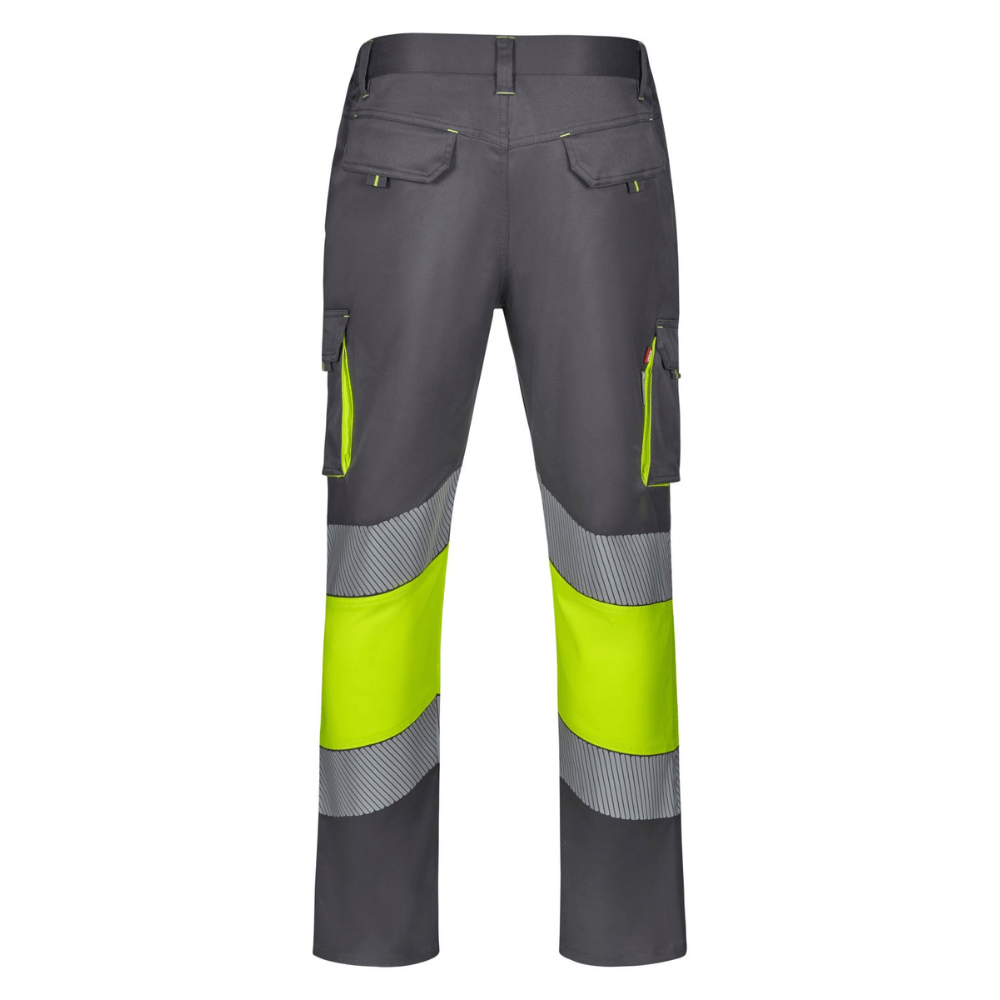 Pantalón stretch bicolor con cintas segmentadas Velilla 303008S