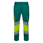 Pantalón stretch bicolor con cintas segmentadas Velilla 303008S