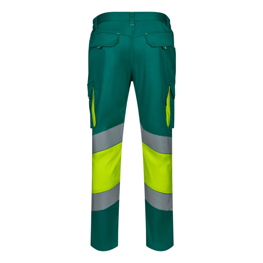 Pantalón stretch bicolor con cintas segmentadas Velilla 303008S