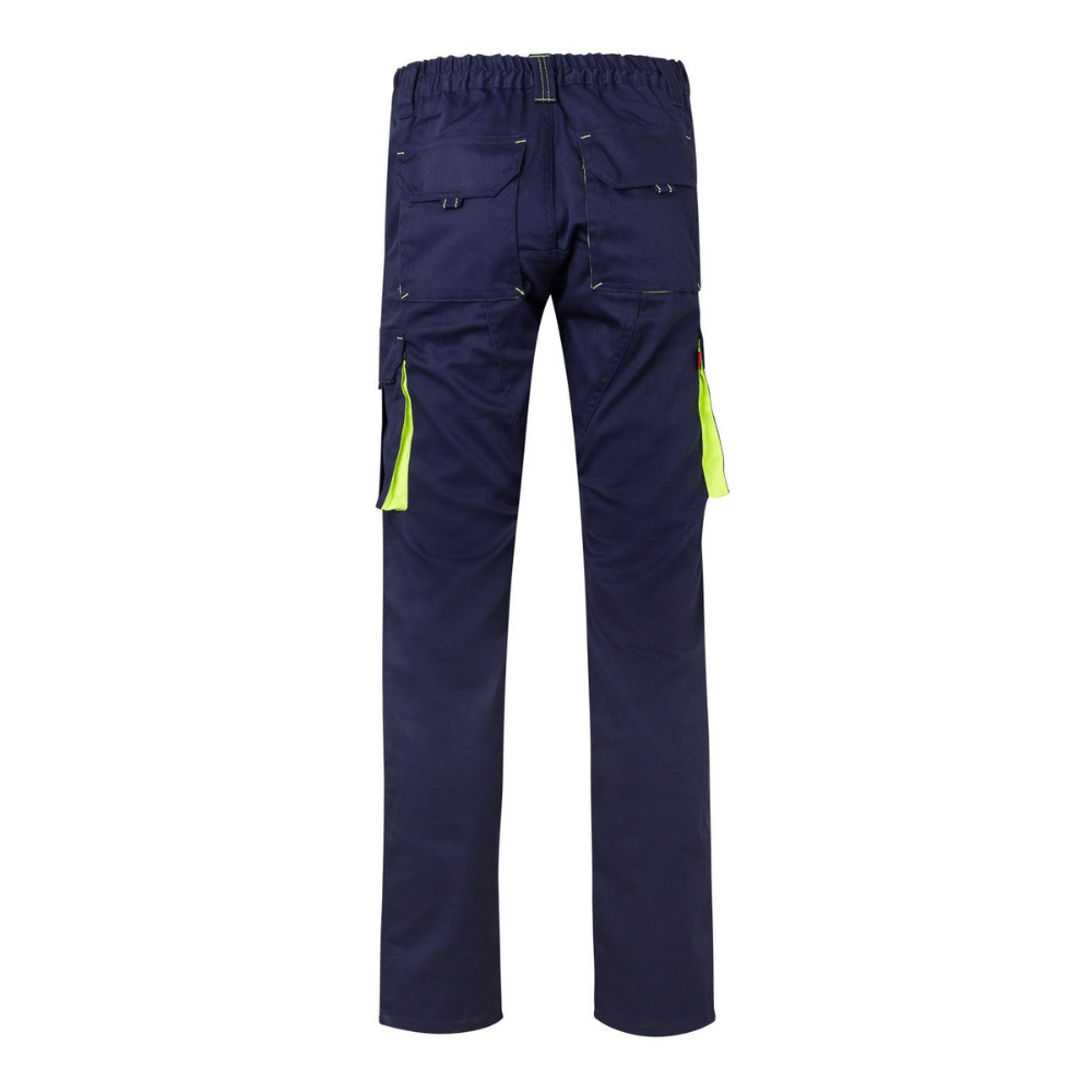 Pantalón stretch bicolor multibolsillos Velilla 103008S