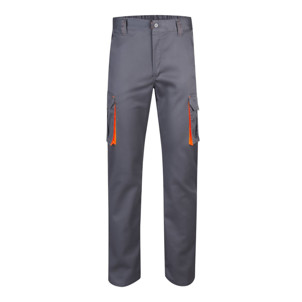 Pantalón stretch bicolor multibolsillos Velilla 103008S