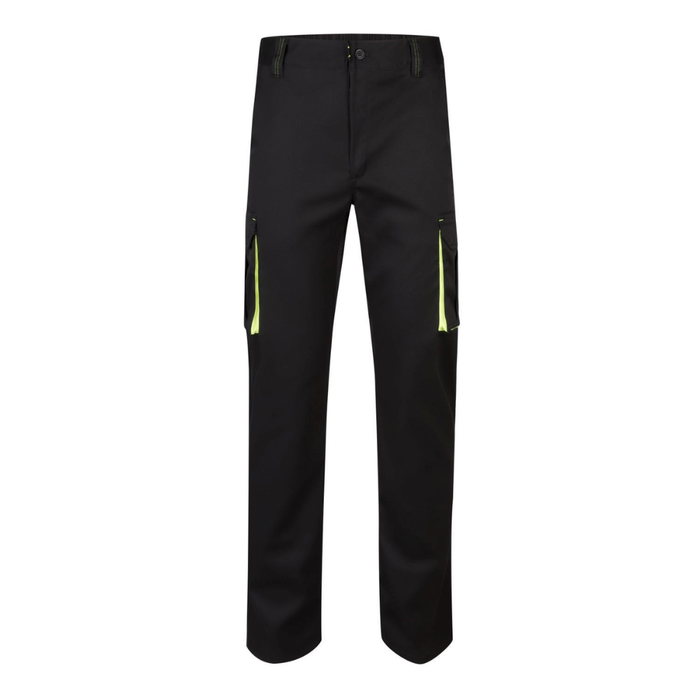 Pantalón stretch bicolor multibolsillos Velilla 103008S