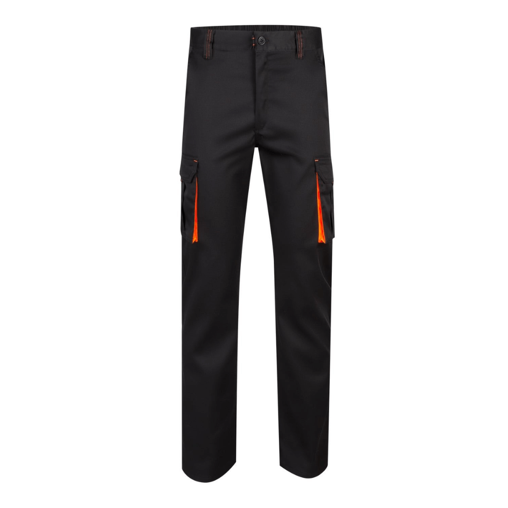 Pantalón stretch bicolor multibolsillos Velilla 103008S