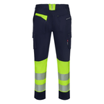 Pantalón stretch reciclado bicolor con cintas segmentadas Velilla 303032S