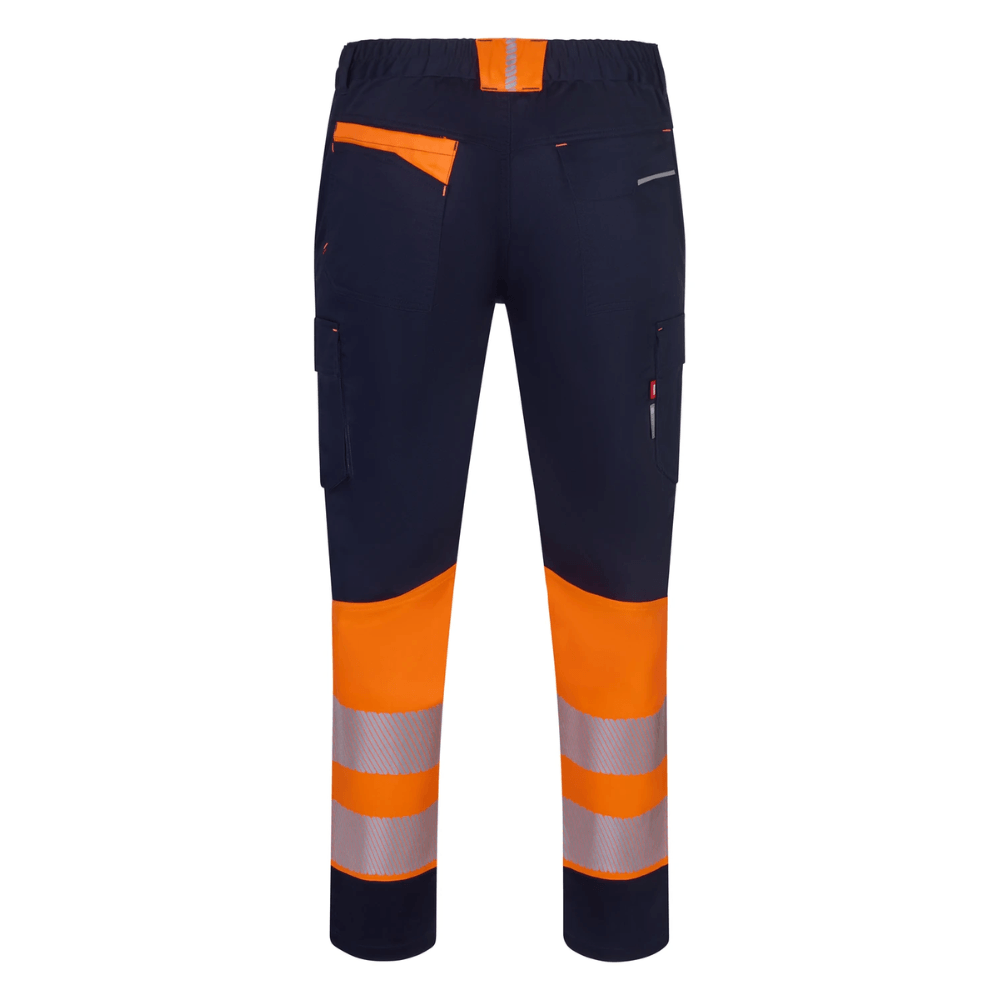 Pantalón stretch reciclado bicolor con cintas segmentadas Velilla 303032S