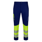 Pantalón stretch reciclado bicolor con cintas segmentadas Velilla 303032S