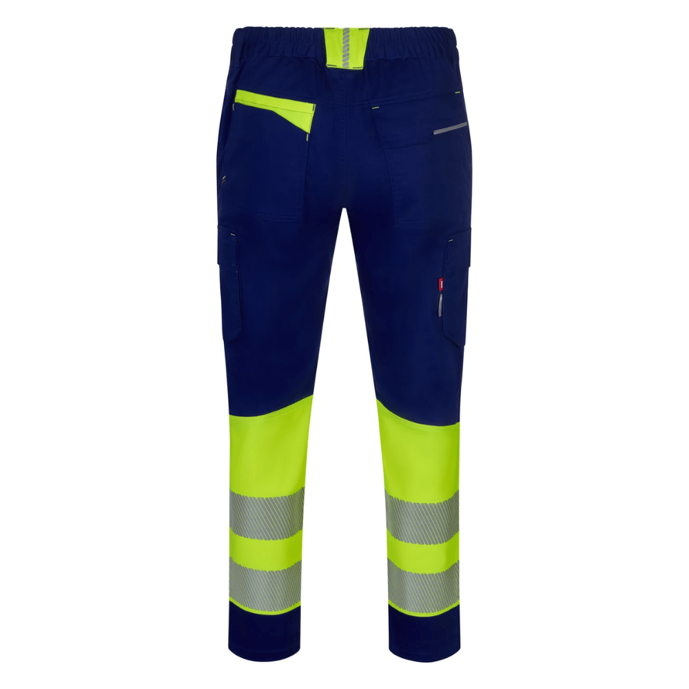 Pantalón stretch reciclado bicolor con cintas segmentadas Velilla 303032S