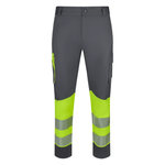 Pantalón stretch reciclado bicolor con cintas segmentadas Velilla 303032S