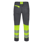 Pantalón stretch reciclado bicolor con cintas segmentadas Velilla 303032S