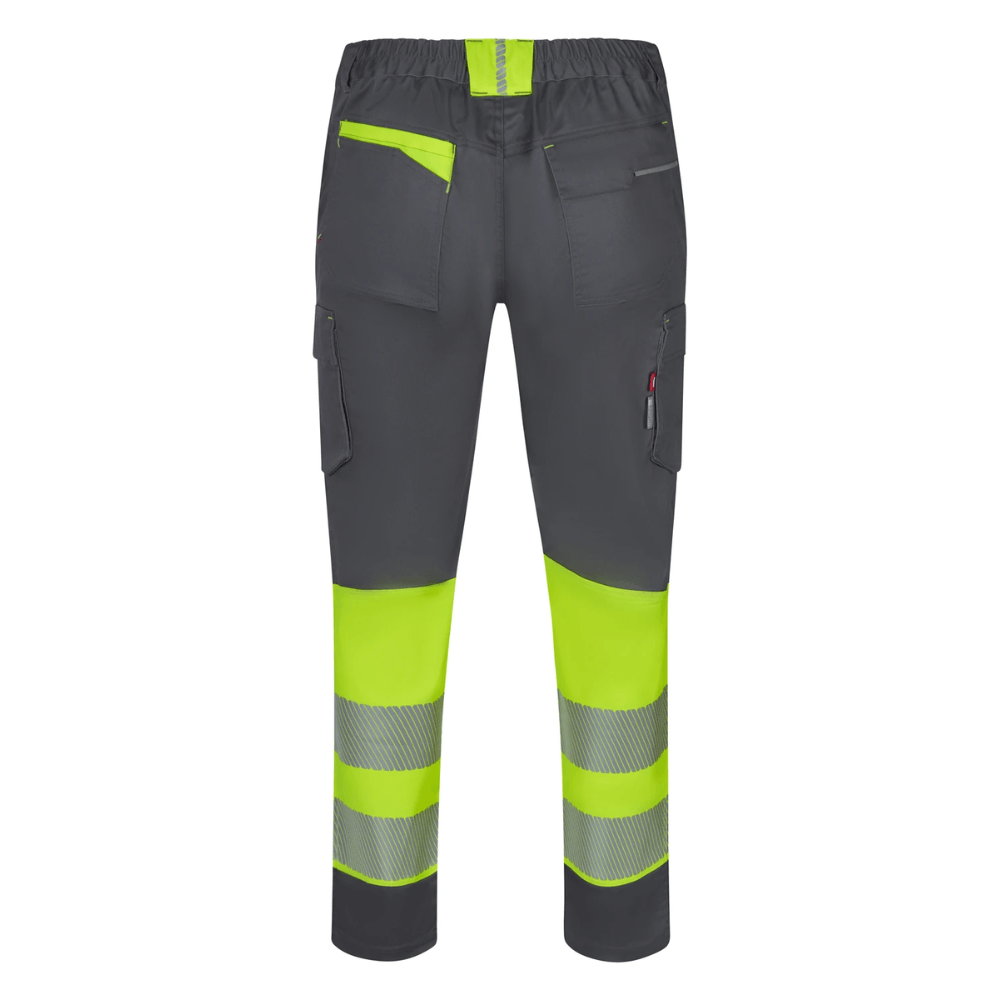 Pantalón stretch reciclado bicolor con cintas segmentadas Velilla 303032S