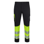 Pantalón stretch reciclado bicolor con cintas segmentadas Velilla 303032S