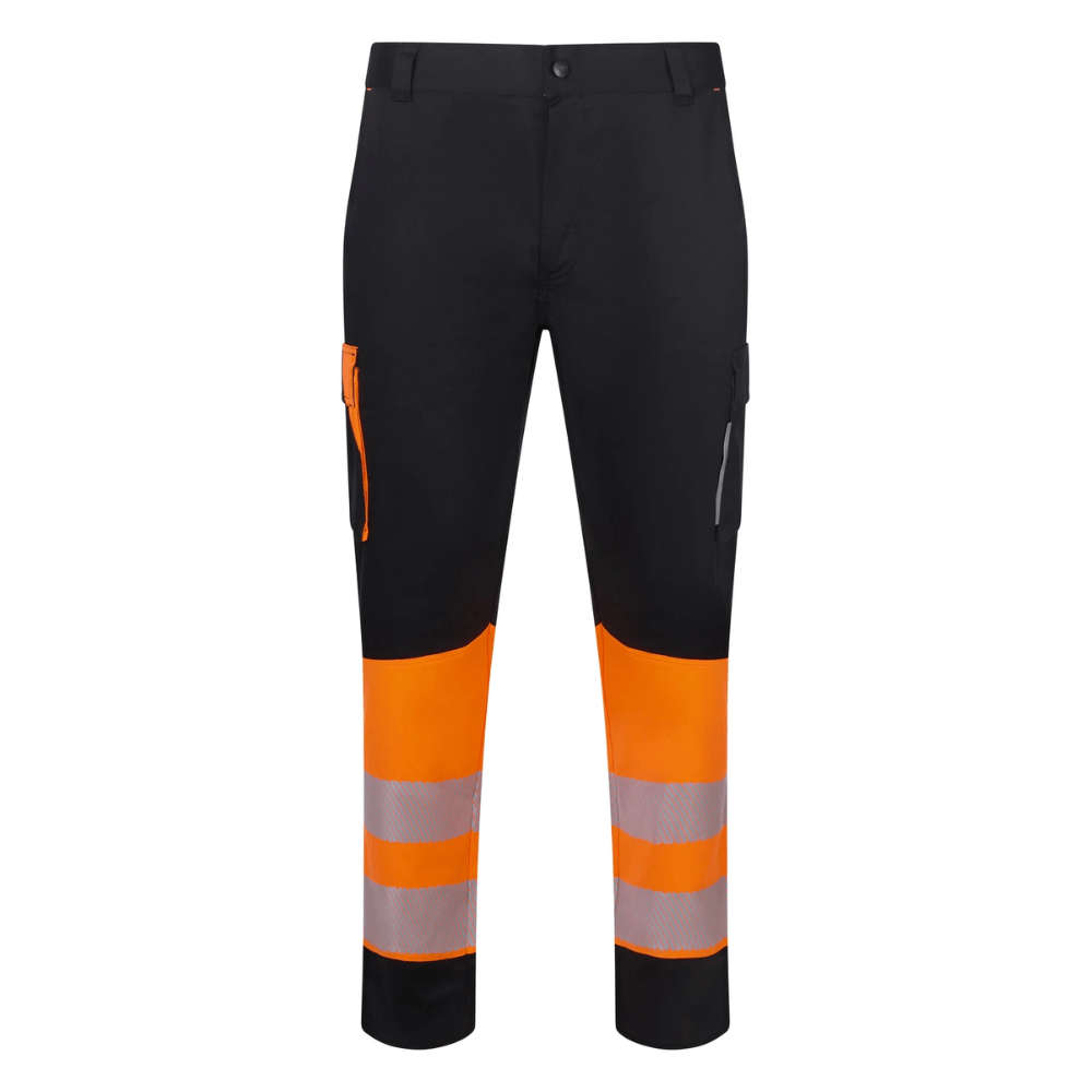 Pantalón stretch reciclado bicolor con cintas segmentadas Velilla 303032S