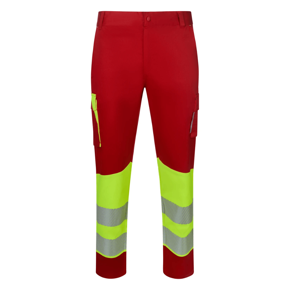 Pantalón stretch reciclado bicolor con cintas segmentadas Velilla 303032S