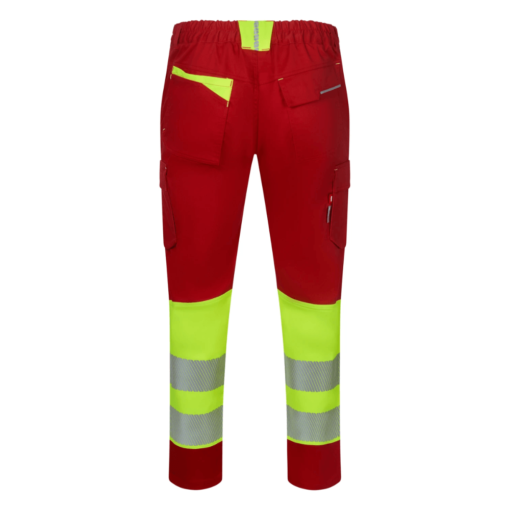 Pantalón stretch reciclado bicolor con cintas segmentadas Velilla 303032S