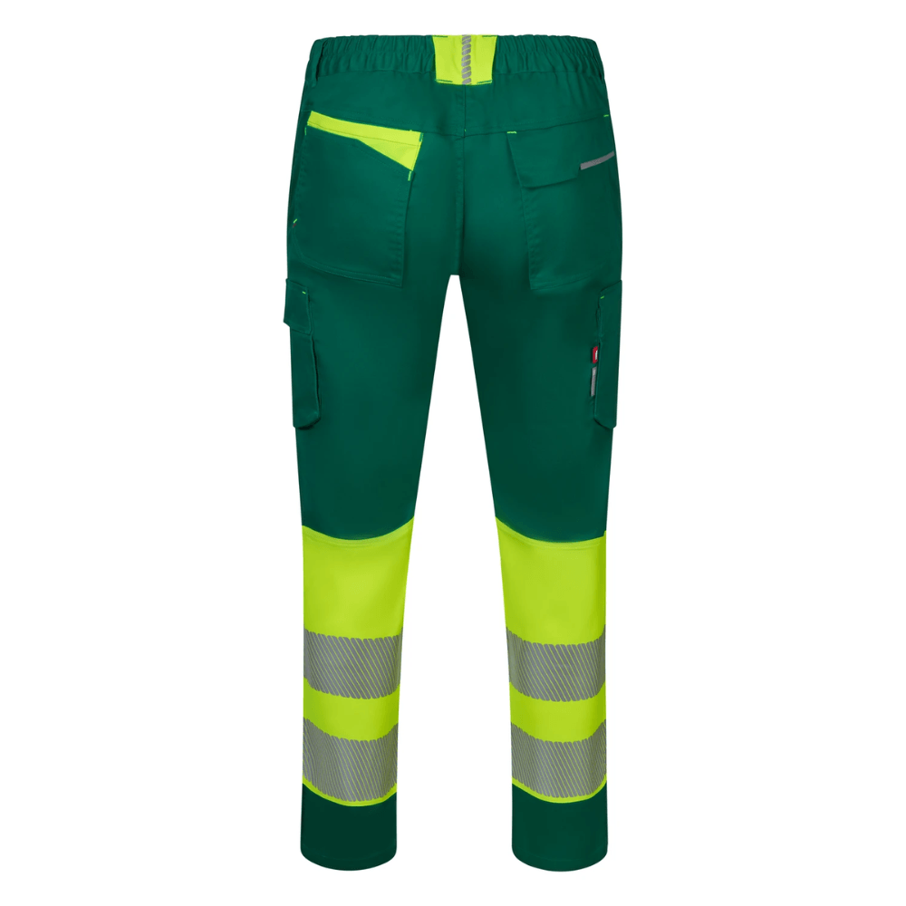 Pantalón stretch reciclado bicolor con cintas segmentadas Velilla 303032S