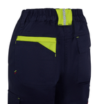 Pantalón stretch reciclado bicolor con cintas segmentadas mujer Velilla 303032SW