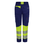 Pantalón stretch reciclado bicolor con cintas segmentadas mujer Velilla 303032SW