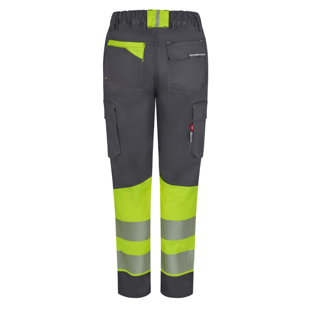 Pantalón stretch reciclado bicolor con cintas segmentadas mujer Velilla 303032SW