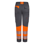 Pantalón stretch reciclado bicolor con cintas segmentadas mujer Velilla 303032SW