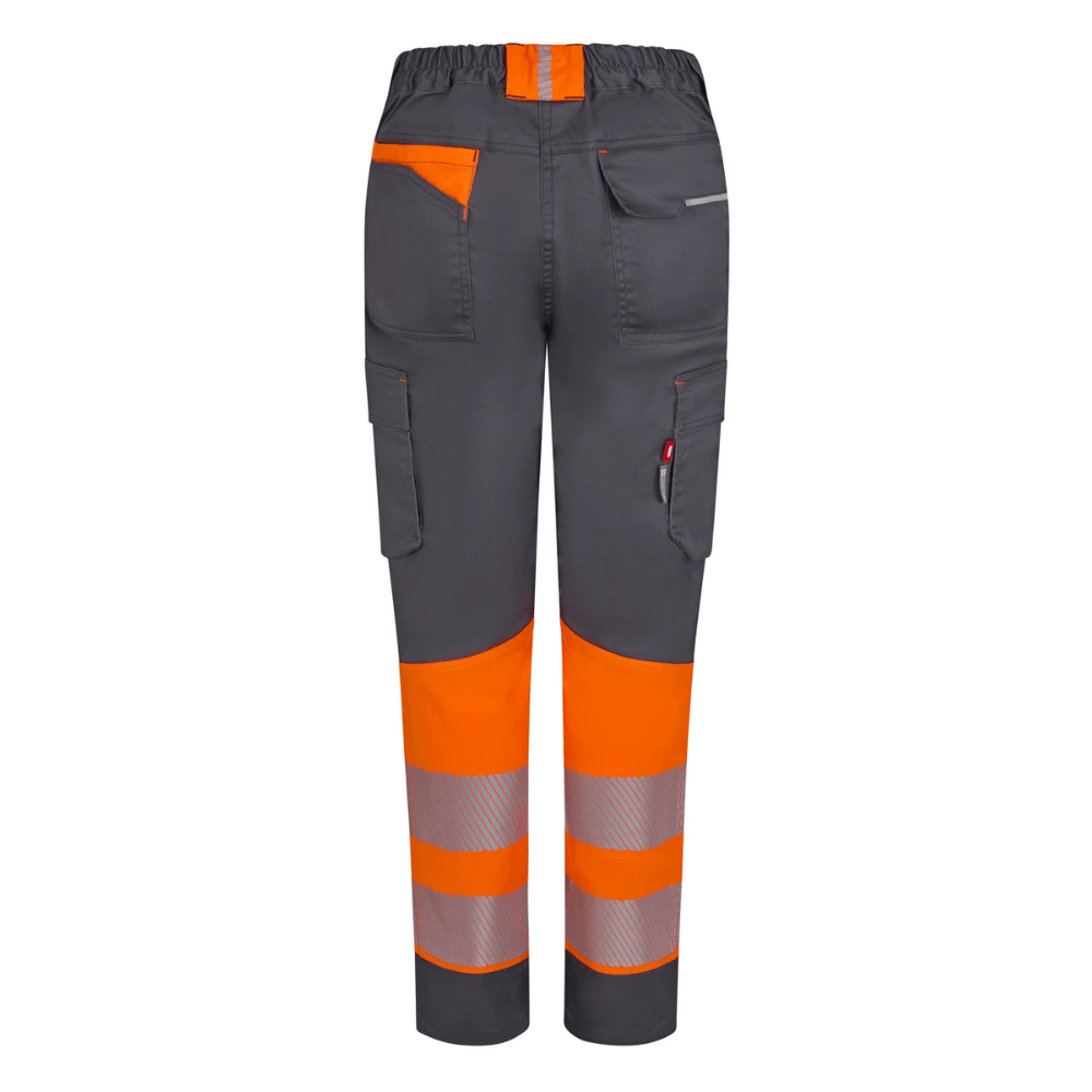 Pantalón stretch reciclado bicolor con cintas segmentadas mujer Velilla 303032SW