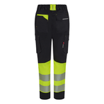 Pantalón stretch reciclado bicolor con cintas segmentadas mujer Velilla 303032SW