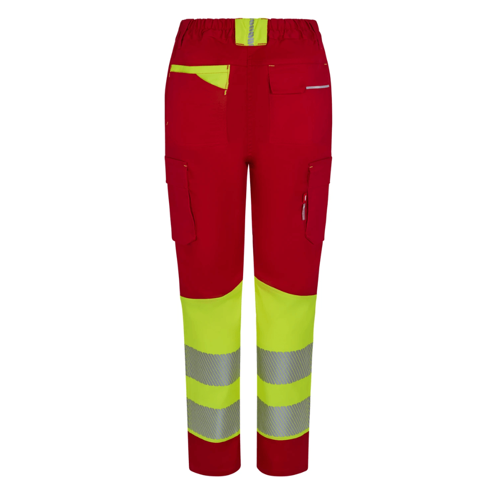 Pantalón stretch reciclado bicolor con cintas segmentadas mujer Velilla 303032SW