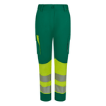 Pantalón stretch reciclado bicolor con cintas segmentadas mujer Velilla 303032SW