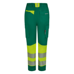 Pantalón stretch reciclado bicolor con cintas segmentadas mujer Velilla 303032SW