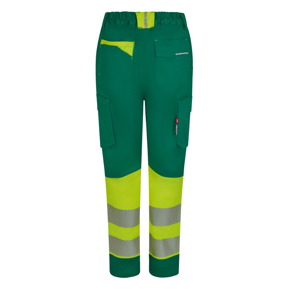 Pantalón stretch reciclado bicolor con cintas segmentadas mujer Velilla 303032SW