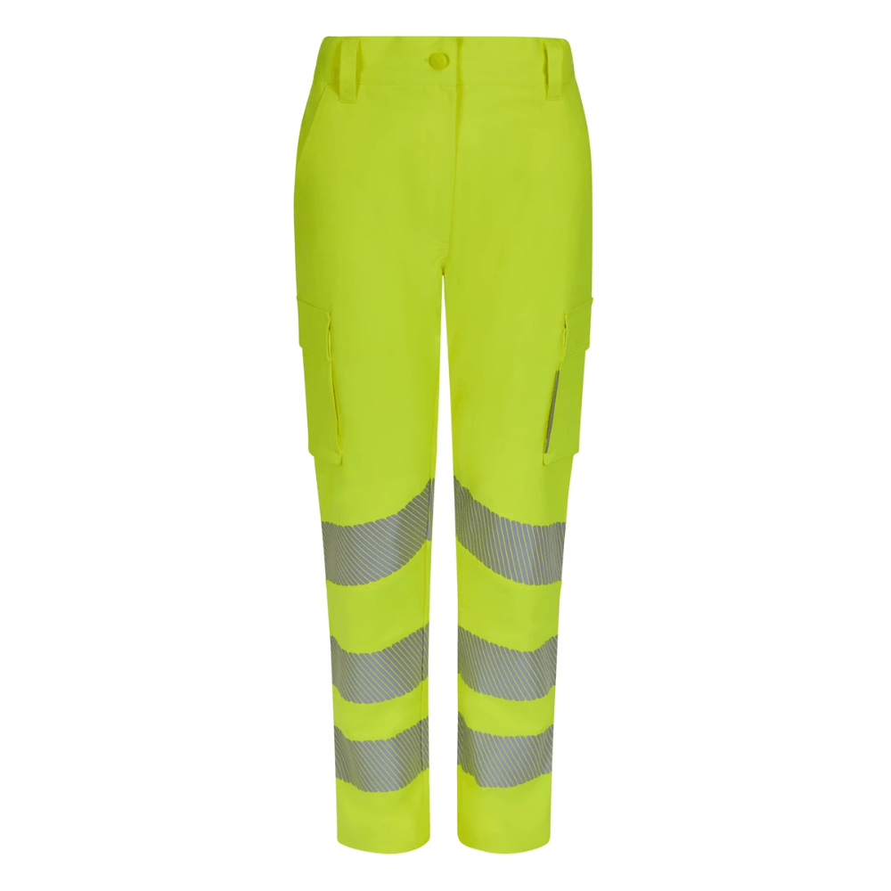 Pantalón stretch reciclado con cintas segmentadas mujer Velilla 303031SW