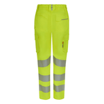 Pantalón stretch reciclado con cintas segmentadas mujer Velilla 303031SW