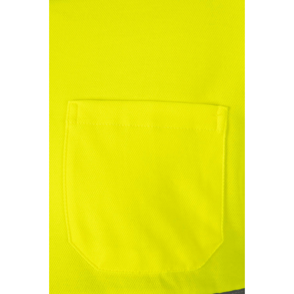 Polo algodão bicolor manga comprida refletor Velilla 305515