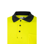 Polo algodão bicolor manga comprida refletor Velilla 305515
