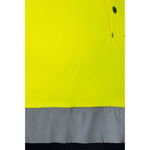 Polo algodão bicolor manga comprida refletor Velilla 305515