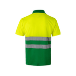 Polo bicolor manga corta reflectante Velilla 173