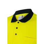 Polo bicolor manga corta reflectante Velilla 305504